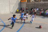 Gracias a las losas deportivas se han beneficiado a 70 000 habitantes, quienes ahora gozan de una adecuada infraestructura para la práctica de fulbito, vóleibol y básquetbol. 