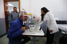 El alcalde Luis Castañeda Lossio en una visita al hospital de Cusco.