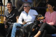 El alcalde disfruta de las actividades por el 21 aniversario de la Brigada Canina del Serenazgo de Lima.